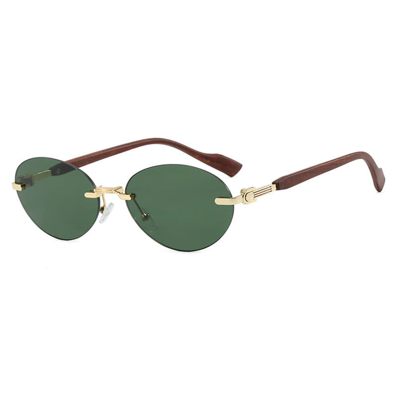 Women's fashionable sunglasses in elegant retro style with high-quality lenses and wooden details Stornfield