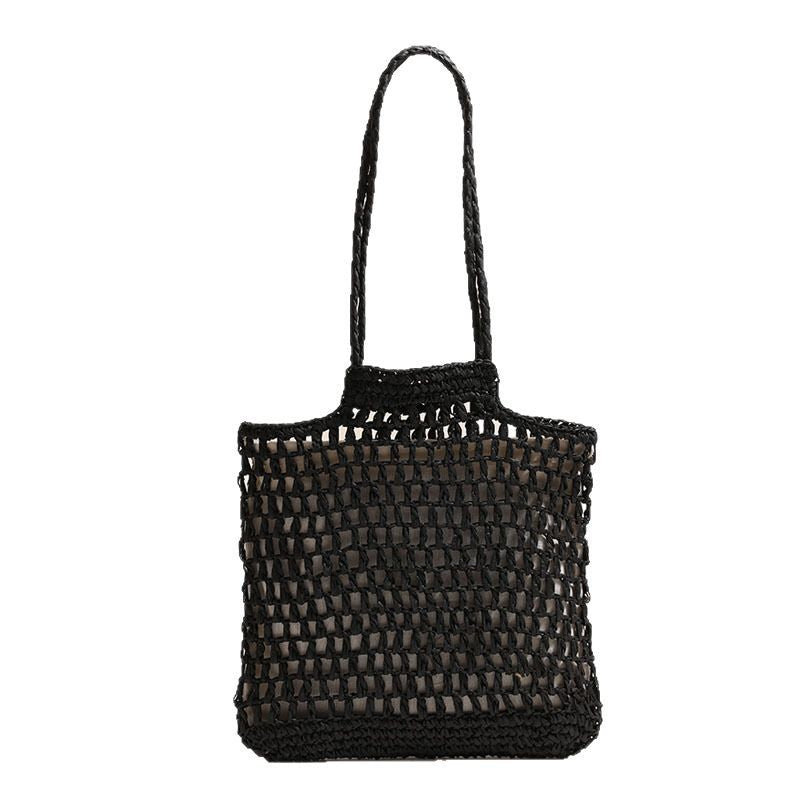 Handmade net tote bag made of natural material Stornfield
