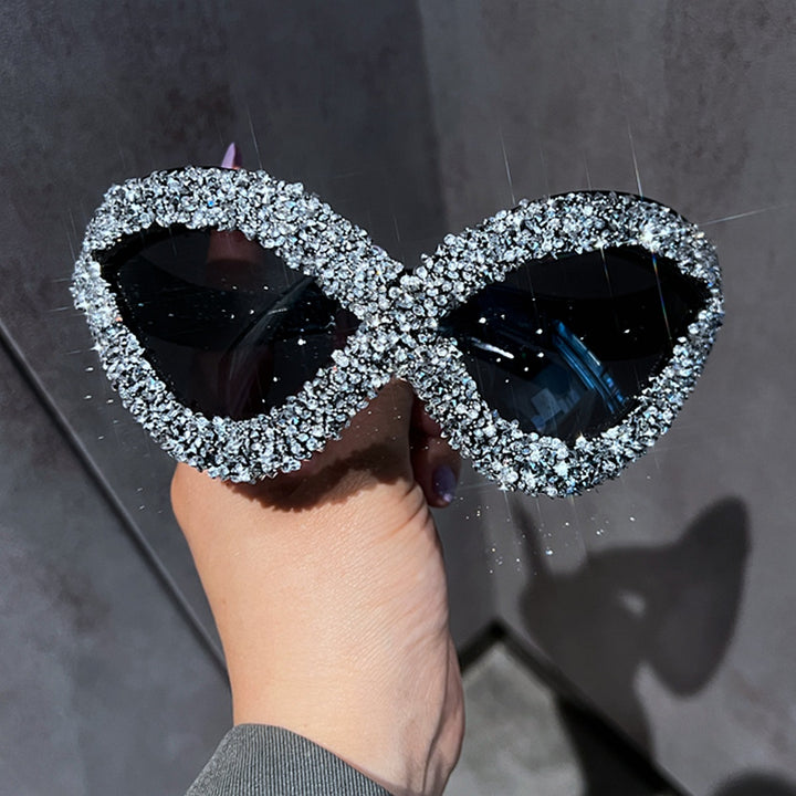 Ladies extravagant sunglasses with sparkling crystal embellishments Stornfield