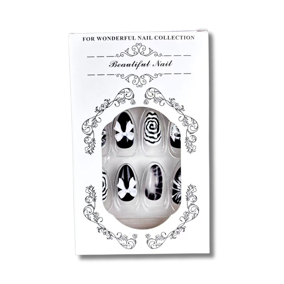 Artistic Graphic Press-On Nail Set
