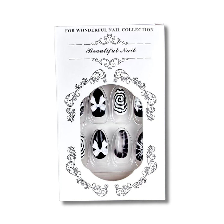 Artistic Graphic Press-On Nail Set