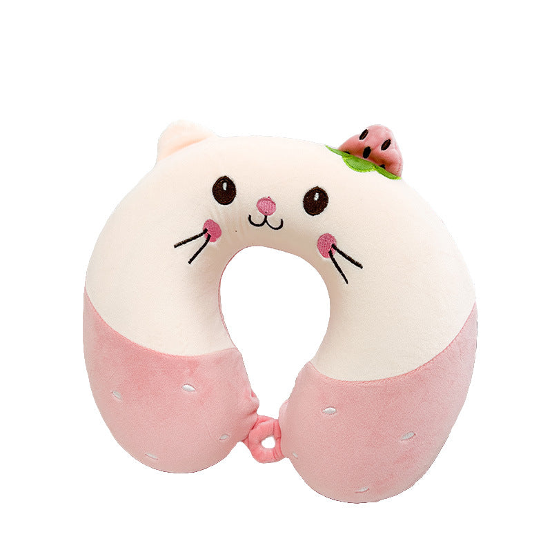 Unisex Neck Support Pillow with Cute Animal Design Stornfield