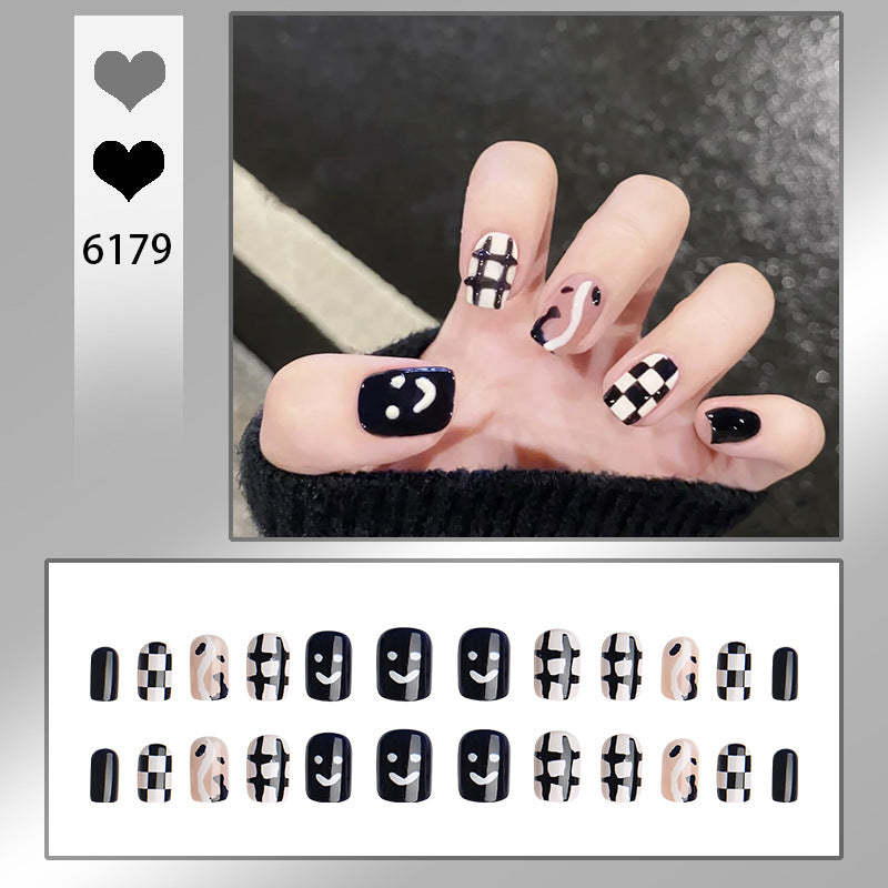 Creative nail art set with modern geometric patterns Stornfield