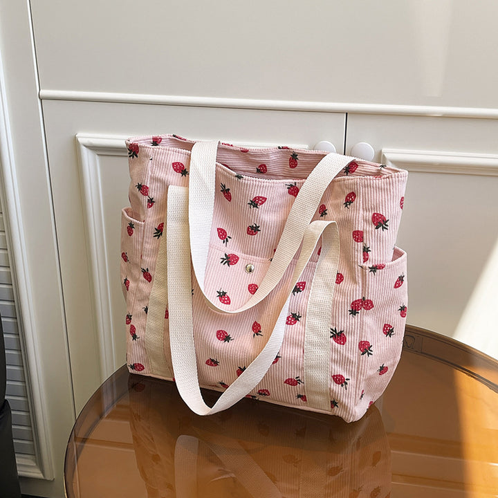 WoFloral Patterned Canvas Shopping Tote Bag Stornfield