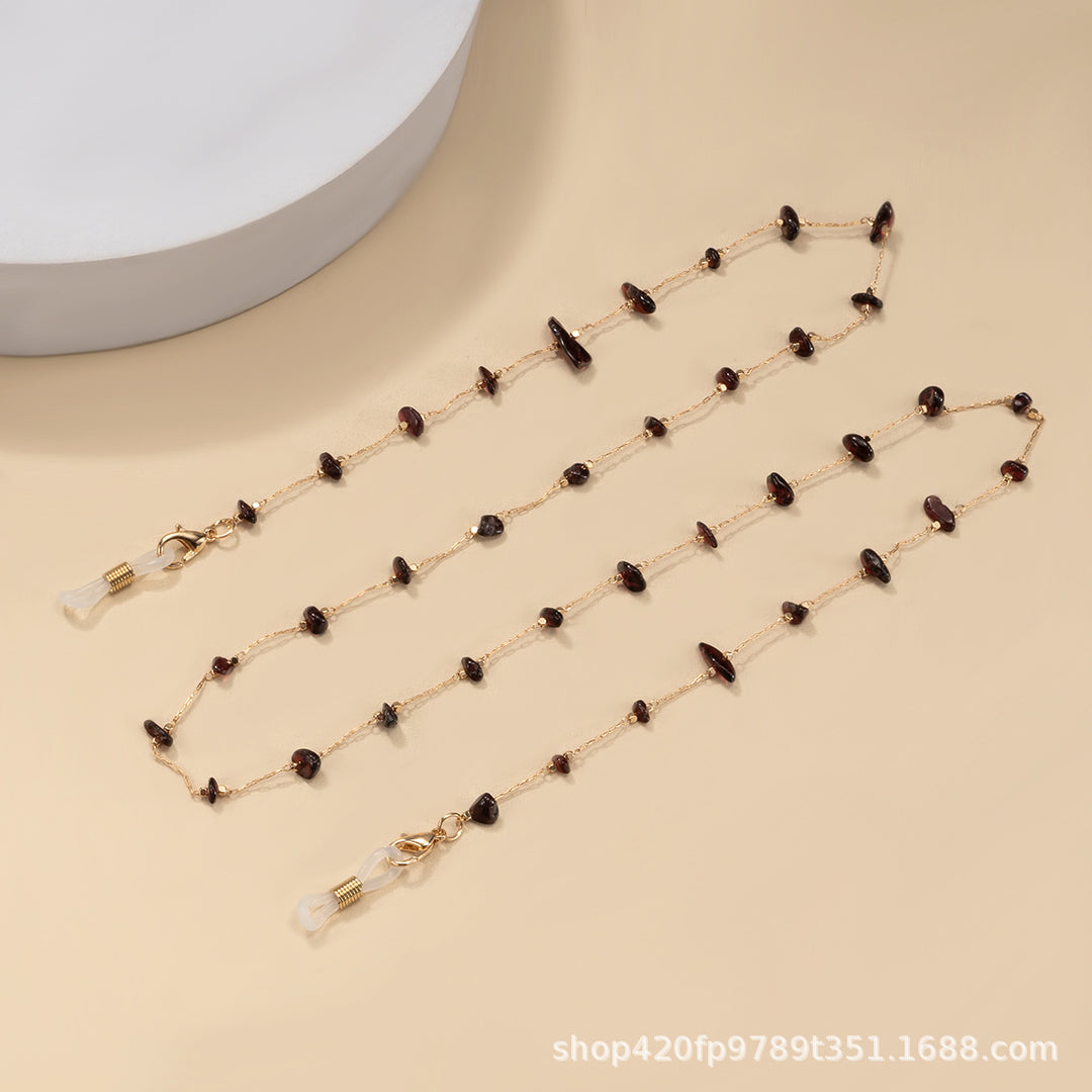 Multi-Color Stone Chain Necklace Stornfield