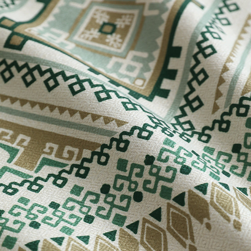 Rectangular tablecloth in Boho pattern with linen look Stornfield
