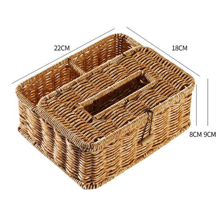 Handwoven Multi-Compartment Storage Caddy Stornfield
