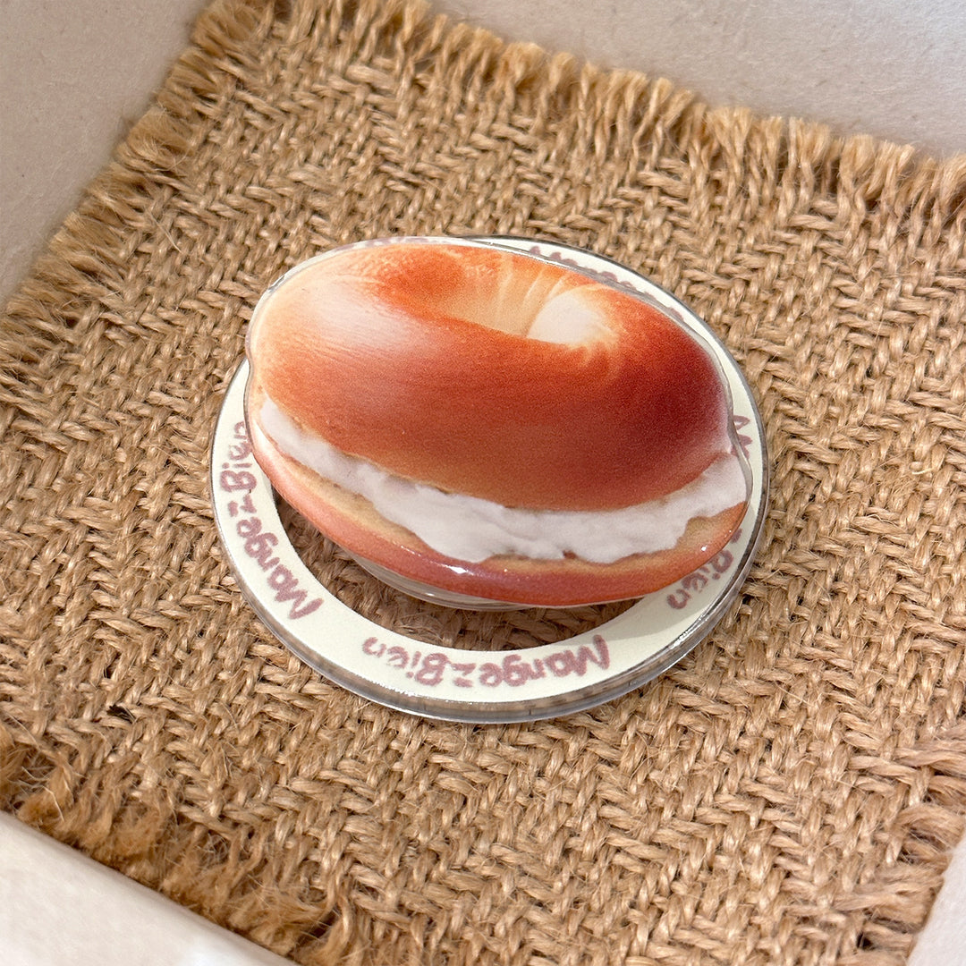 Bagel-shaped coffee cup coasters Stornfield