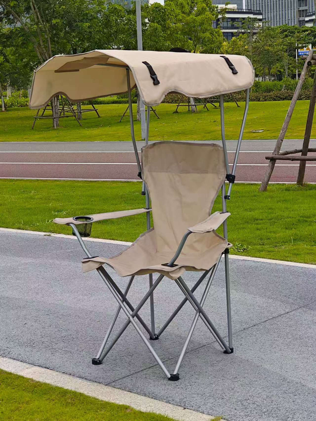 Women Foldable Sun Chair with Canopy Stornfield