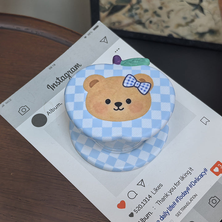 Adorable Bear-Themed Phone Grip Stornfield