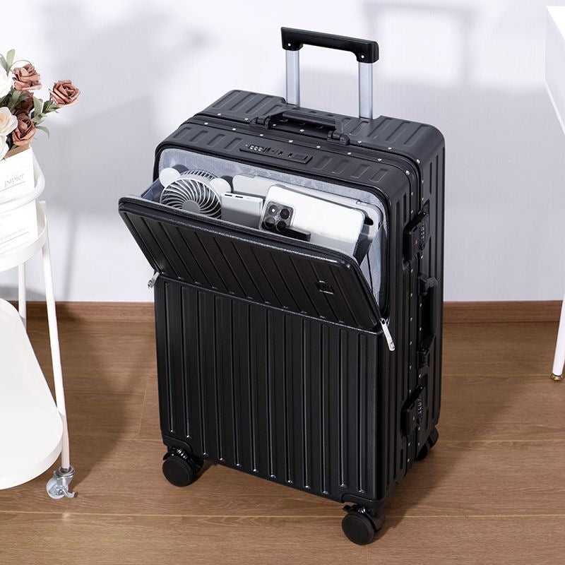 Trolley Suitcase With Innovative Storage Space And Integrated Security System Stornfield