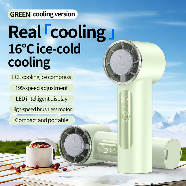 Unisex Portable Ice-Cooling Handheld Fan Stornfield
