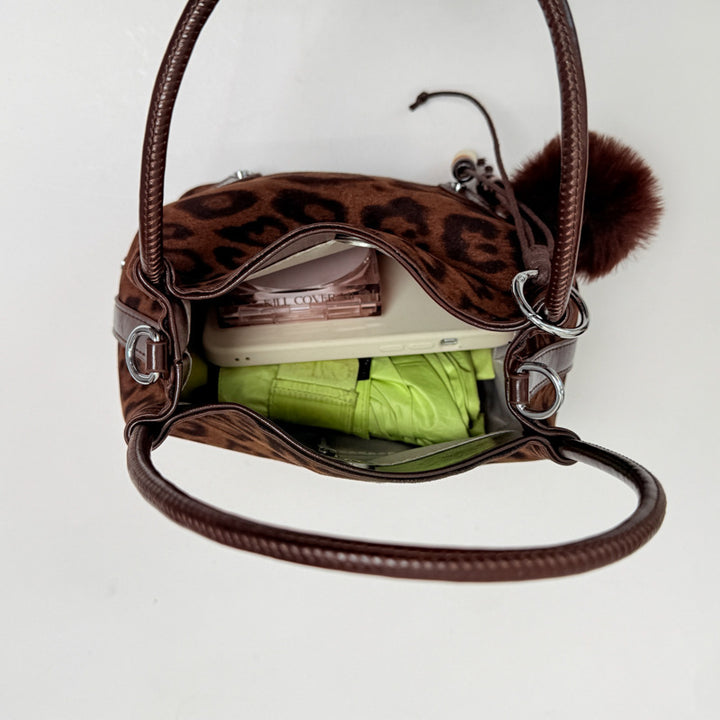 Suede Craft Handbag