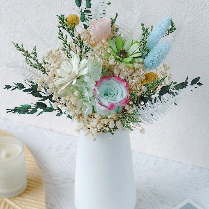 Lifelike Botanical Floral Arrangement