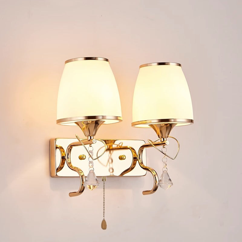 Elegant Double Shade Wall Sconce