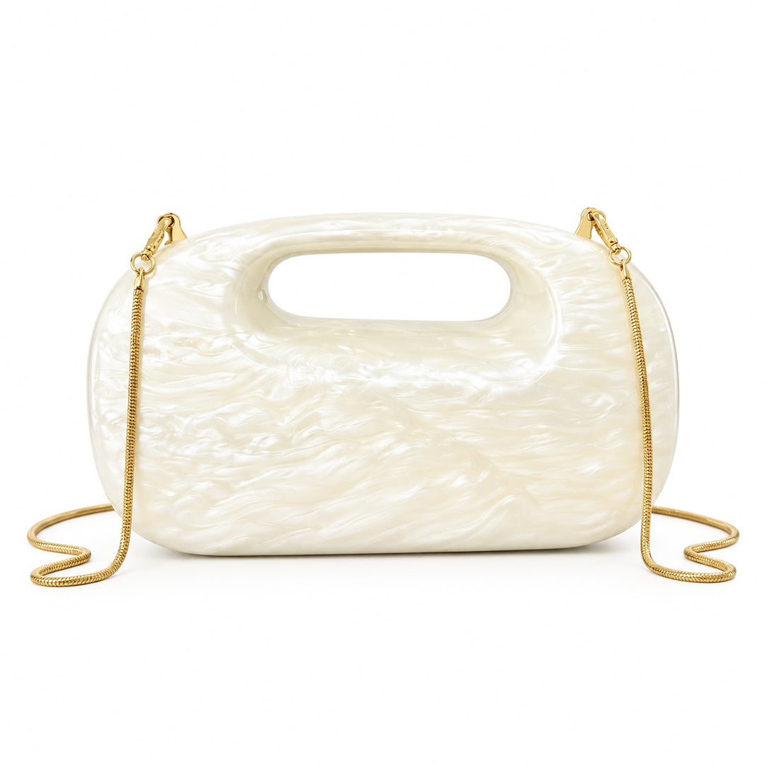 Modern Sculpted Handheld Clutch