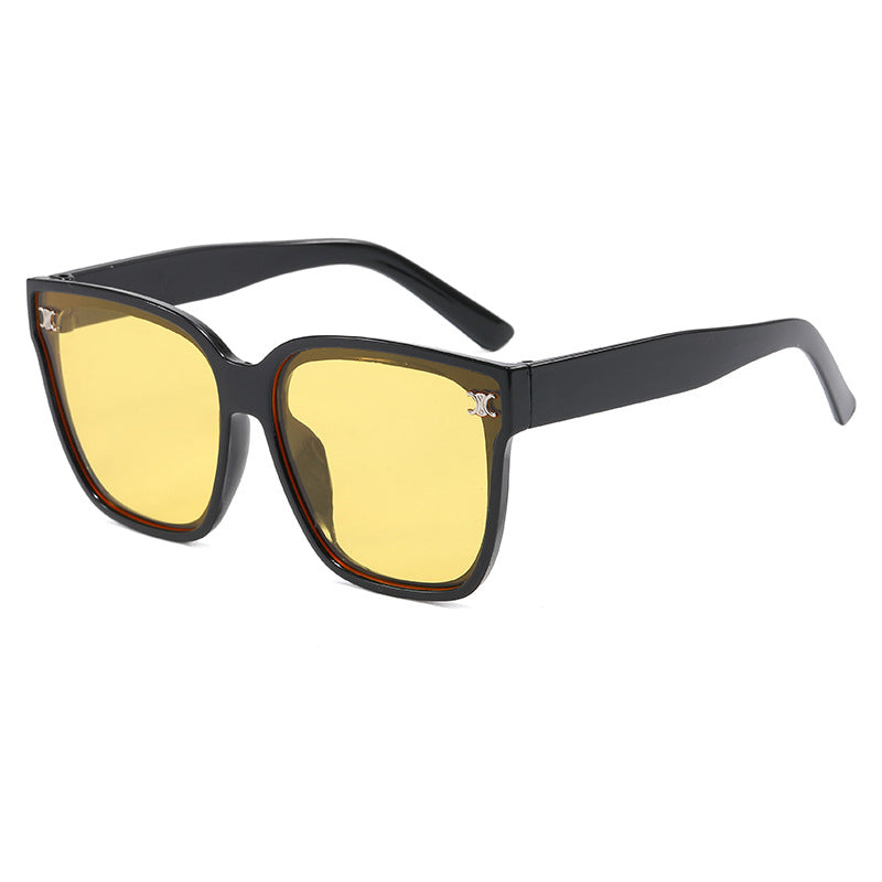 Women's Fashionable oversized sunglasses with diamond-shaped lenses Stornfield