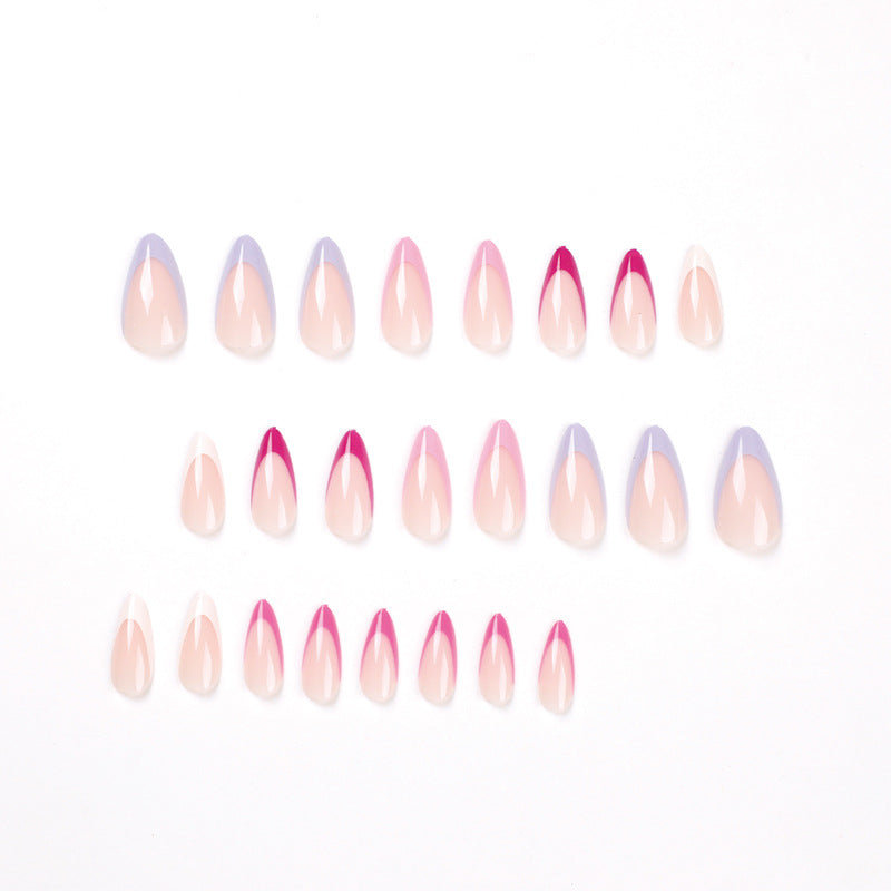 Artful Nail Tips with Creative Gradient Color Stornfield