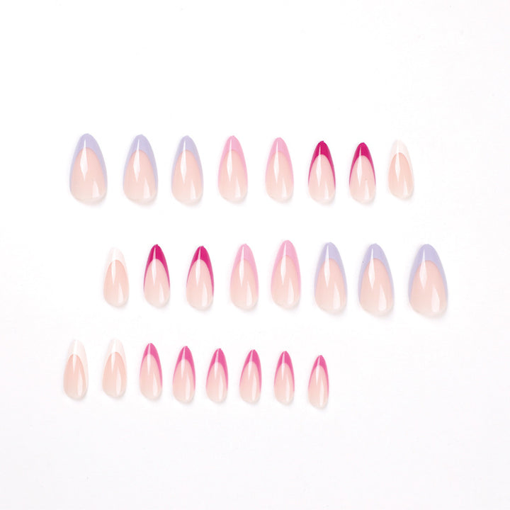 Artful Nail Tips with Creative Gradient Color Stornfield