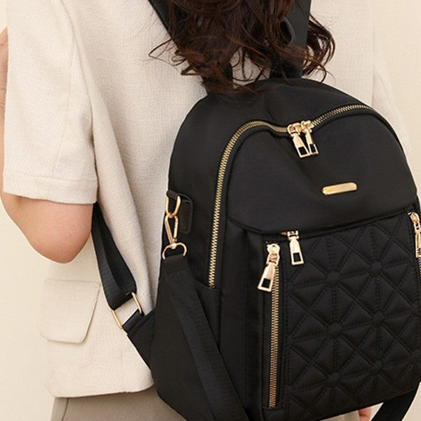 Women's Quilted Multi-Pocket Backpack Stornfield
