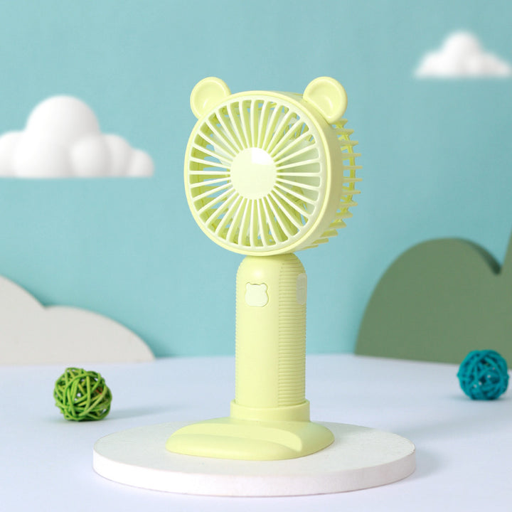 Ladies portable mini hand fan in cute bear design Stornfield