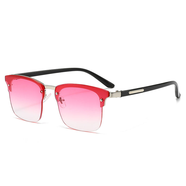 Ladies elegant square sunglasses with metallic accents Stornfield