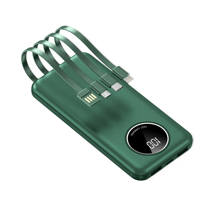 Multifunctional power bank with integrated cables Stornfield