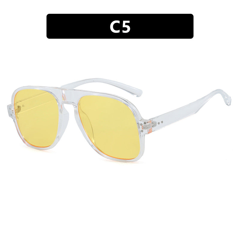 Women's fashionable square sunglasses with sturdy UV protection Stornfield