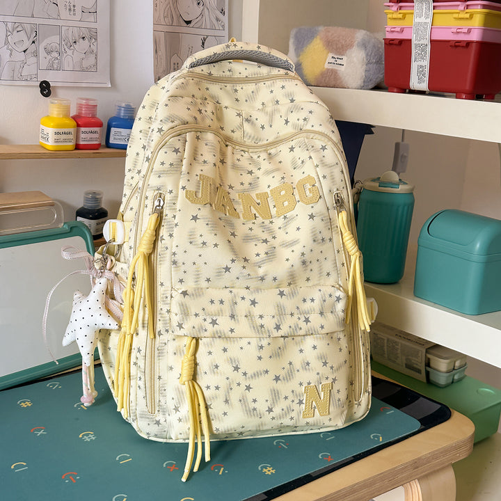 Stylish Star Patterned Backpack Stornfield