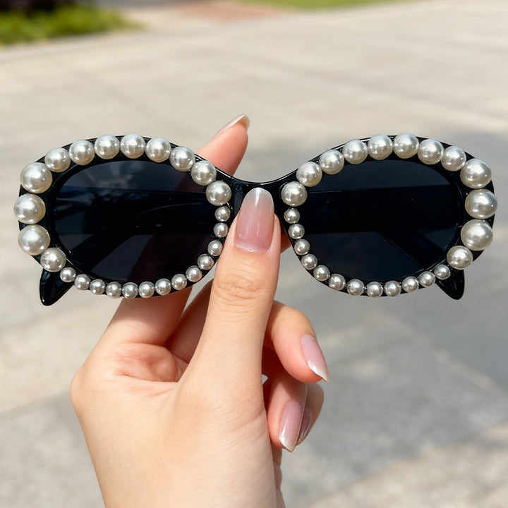 Decorative Pearl Frame Sunglasses Stornfield