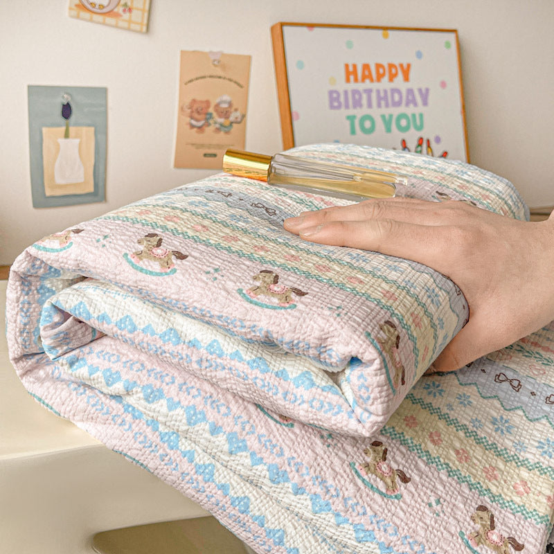 Reversible Playful Baby Quilt