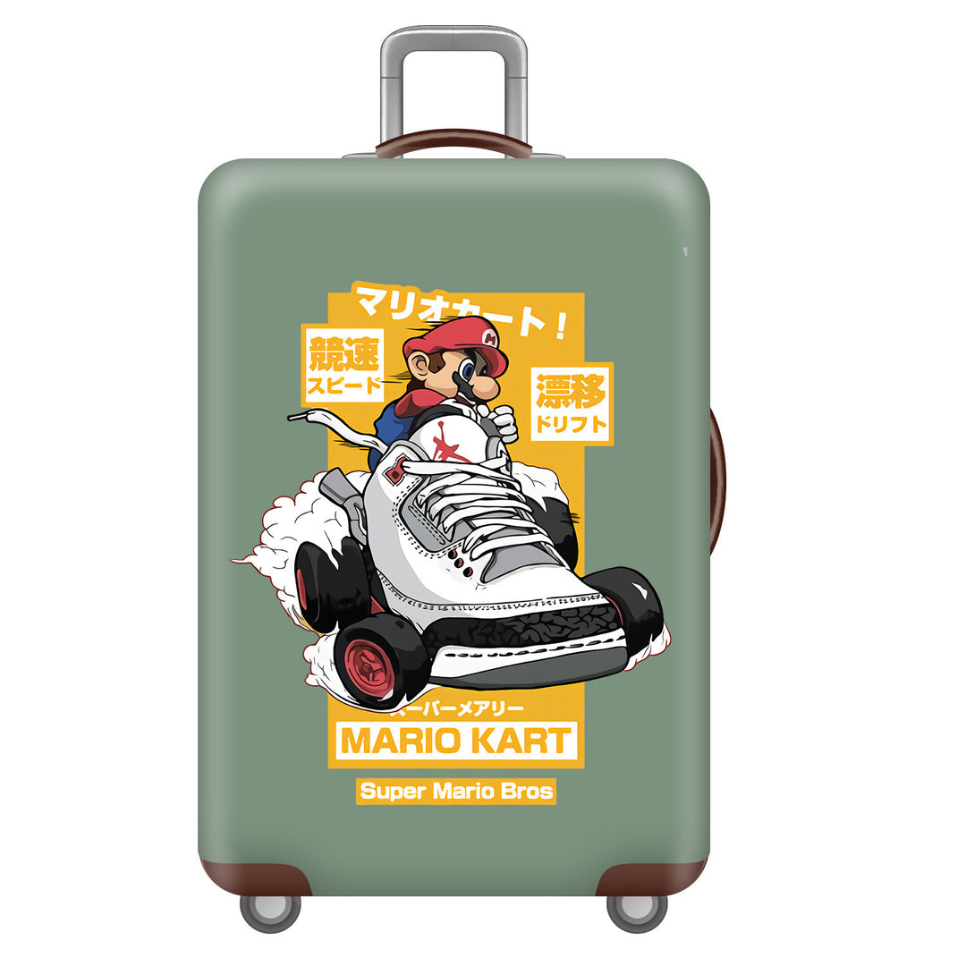 Unisex children's suitcase with reinforced hard shell, telescopic handle and Kuromi motif Stornfield
