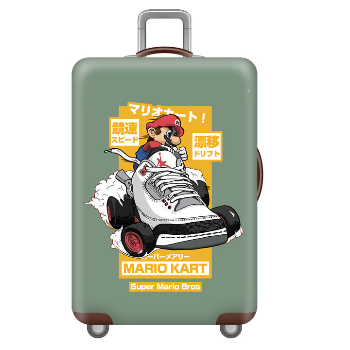 Unisex children's suitcase with reinforced hard shell, telescopic handle and Kuromi motif Stornfield