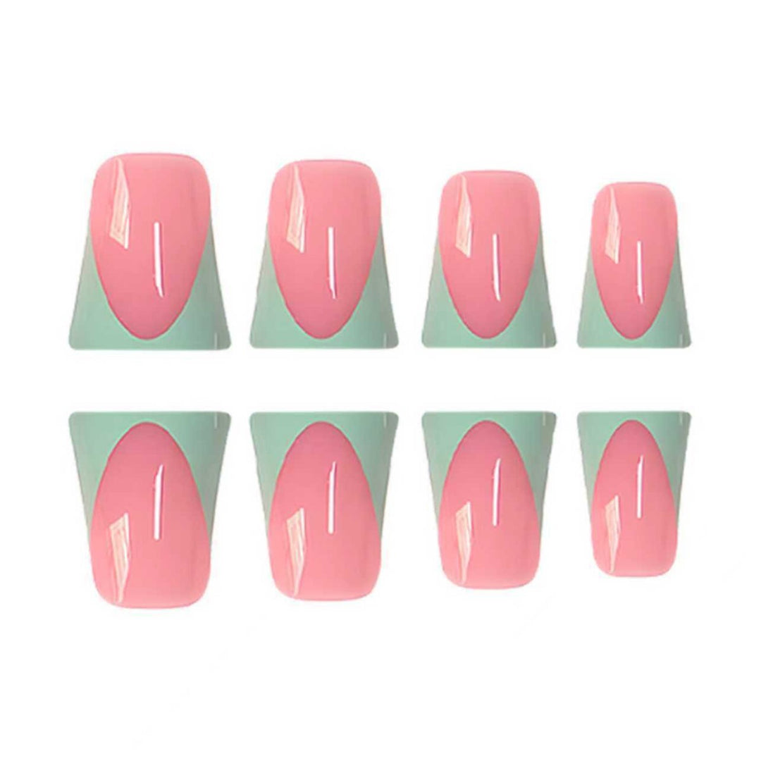 Geometric Nail Art Extensions Stornfield