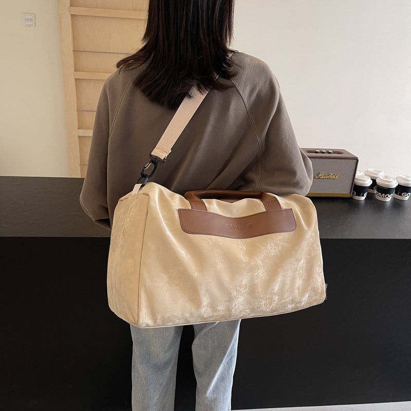 Soft Velvet Travel Duffel
