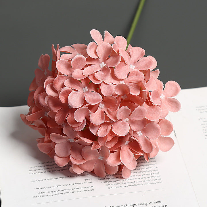 Realistic Floral Hydrangea Stem
