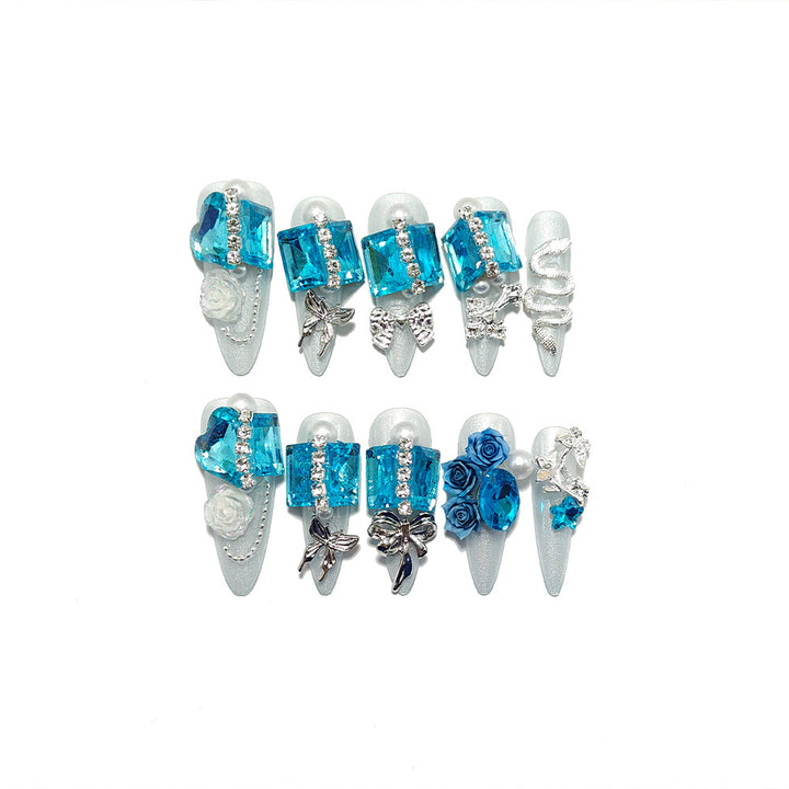 Nail Art Set with Glamorous Decorations Stornfield