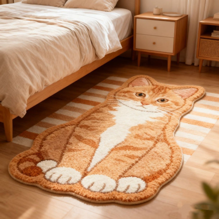 Cute Corgi Shaped Area Rug