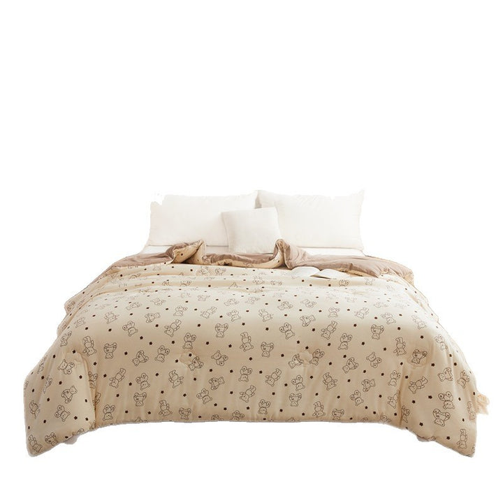 Women's cozy blanket with lovely bear pattern Stornfield