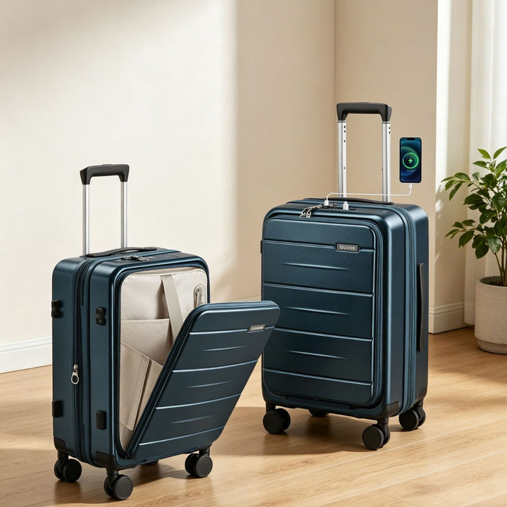 Unisex Smart Hard Shell Cab Carry-On Luggage Stornfield
