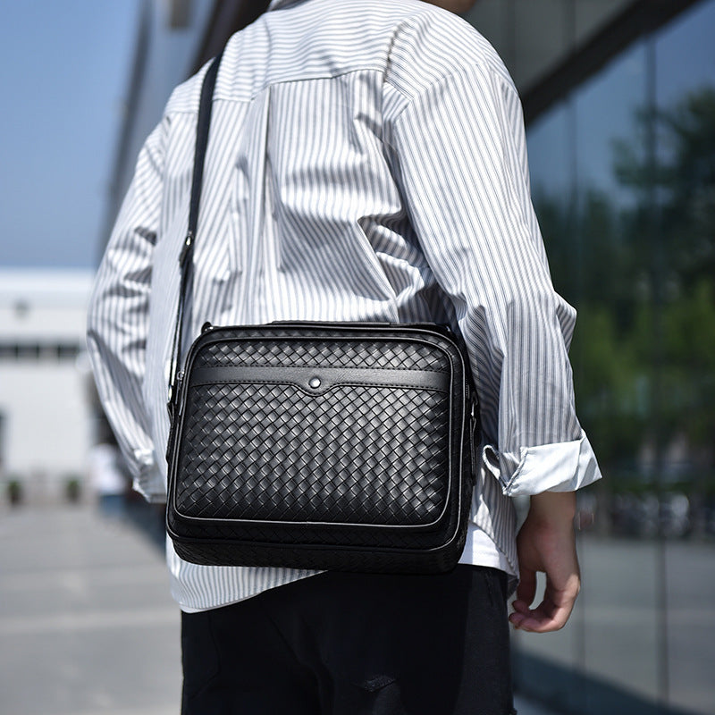 Stylish and Practical Briefcase with Braided Design Stornfield