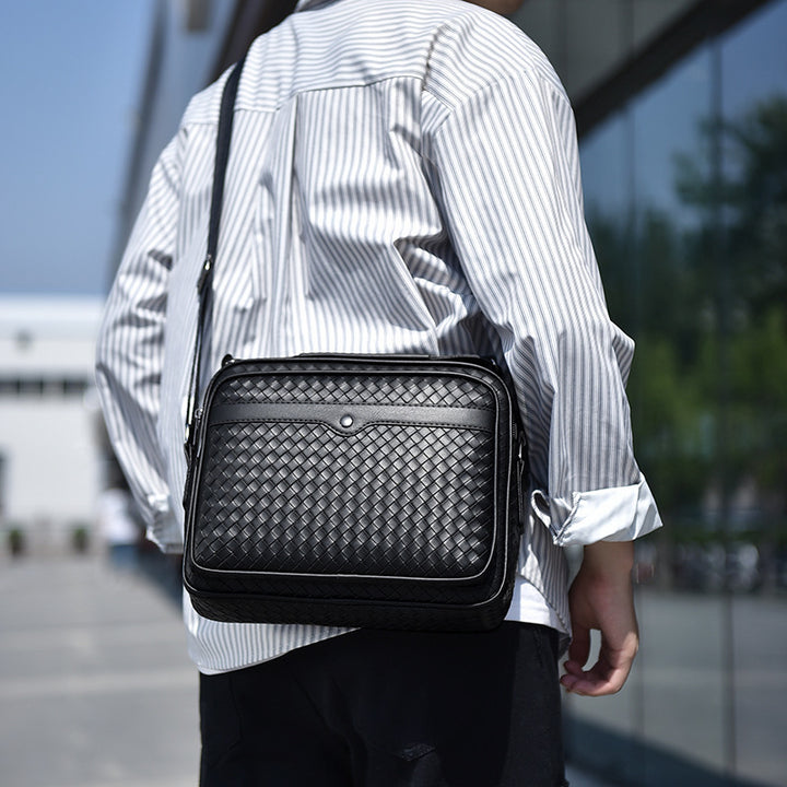 Stylish and Practical Briefcase with Braided Design Stornfield