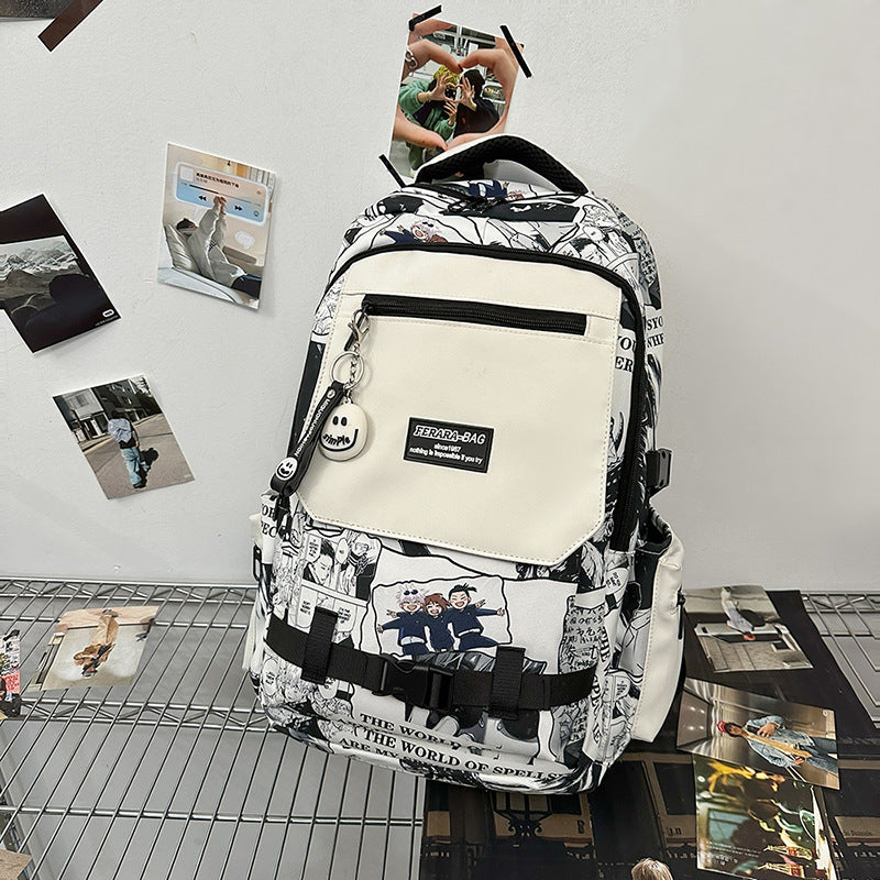 Artistic Graphic Print Backpack Stornfield