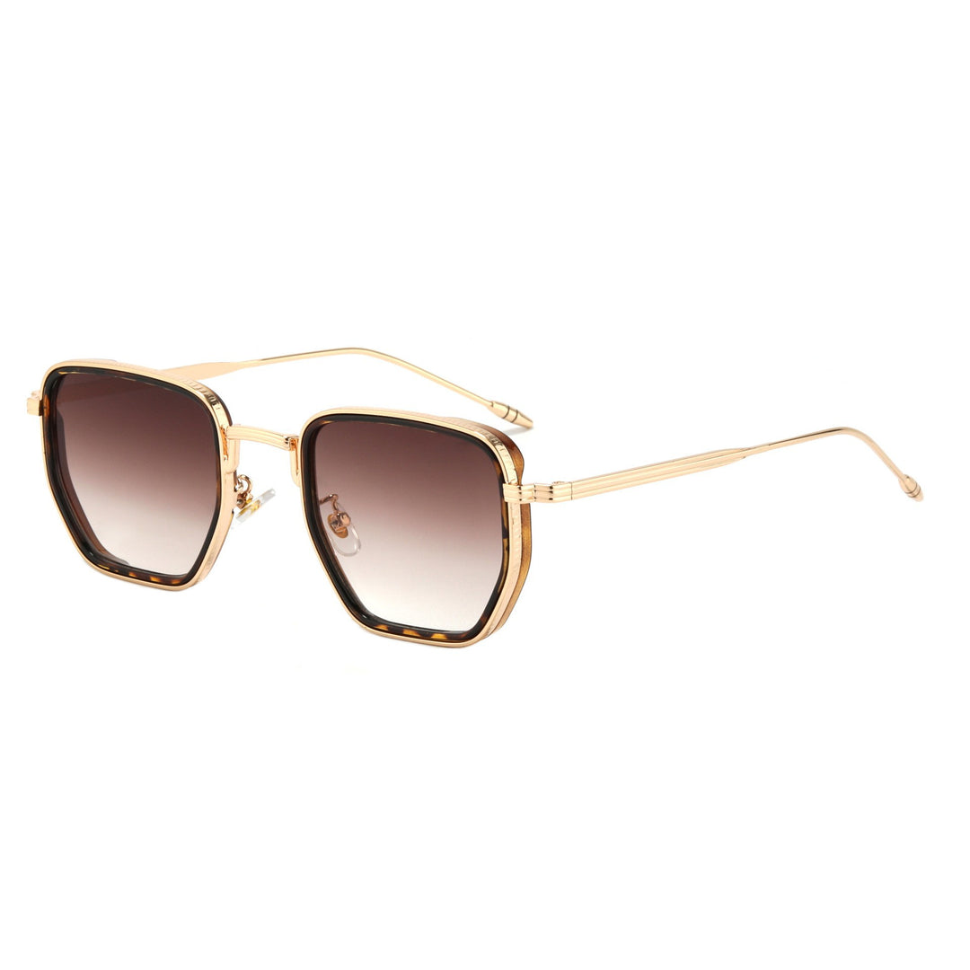 Ladies Square Designer Sunglasses with Stylish Metal Frame Stornfield