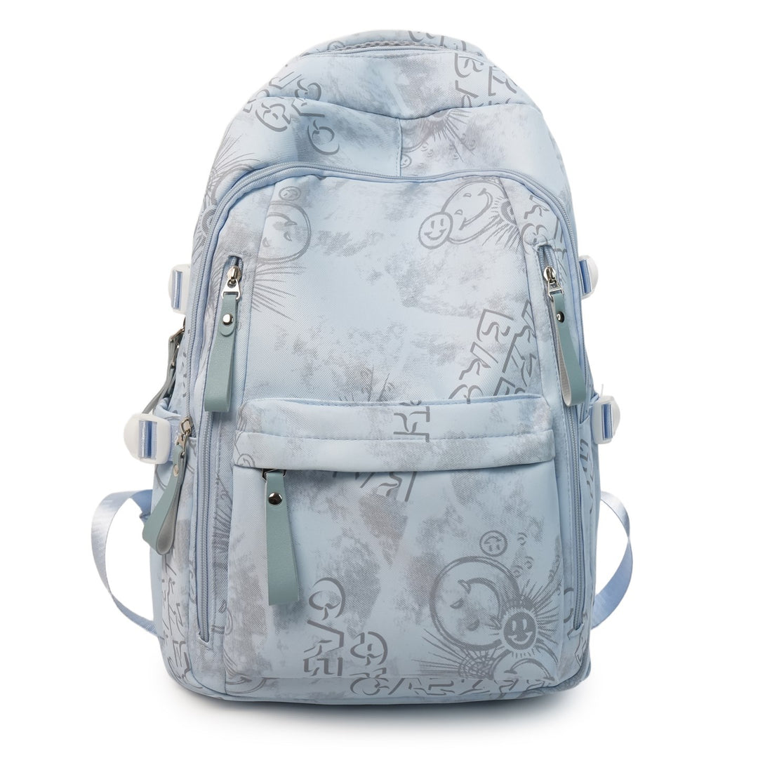 Versatile Multi-Pocket Backpack with Unique Prints Stornfield