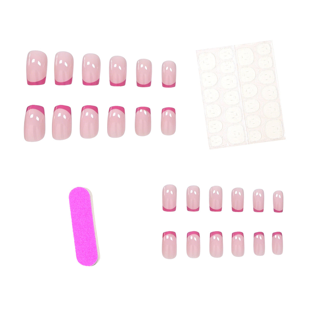 Elegant French Tip Nail Art Enhancements Stornfield 1789915404