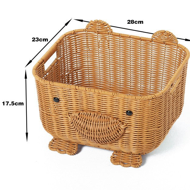 Decorative Animal-Themed Storage Basket Stornfield