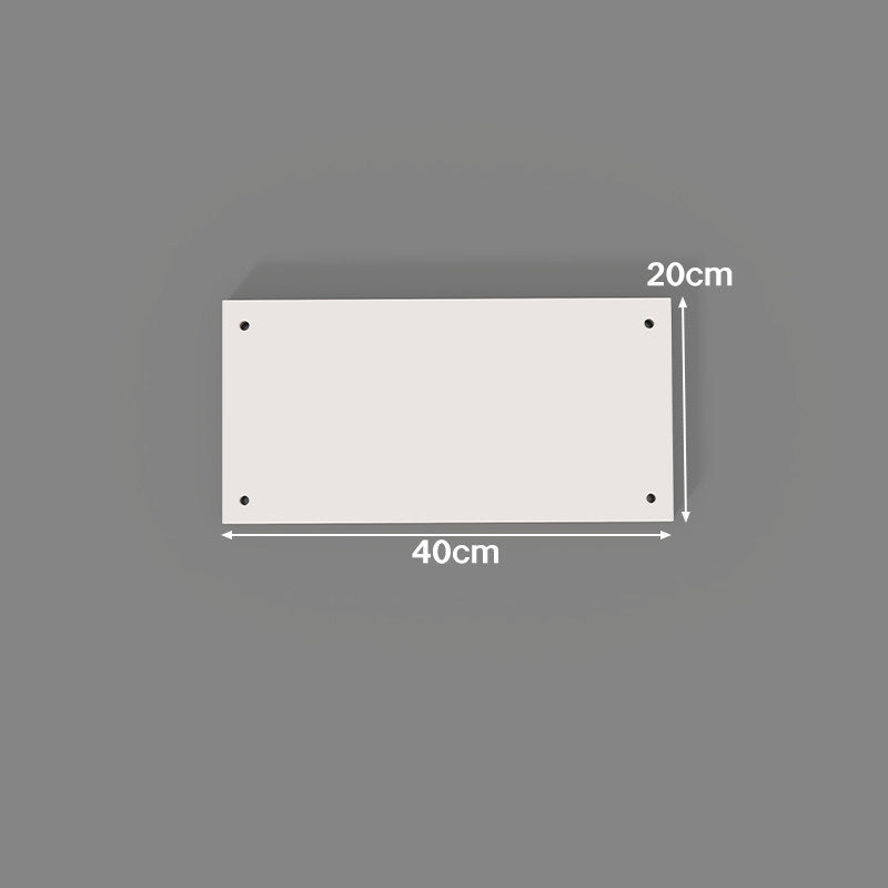 Heavy-Duty Square Mounting Cover Plate with Four Corner Fastener Holes