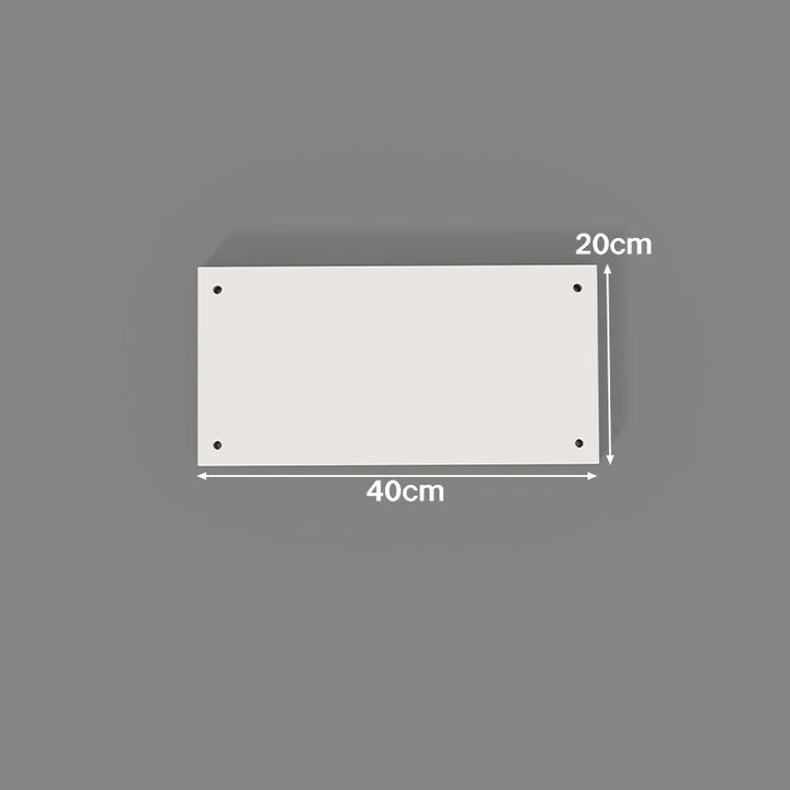 Heavy-Duty Square Mounting Cover Plate with Four Corner Fastener Holes