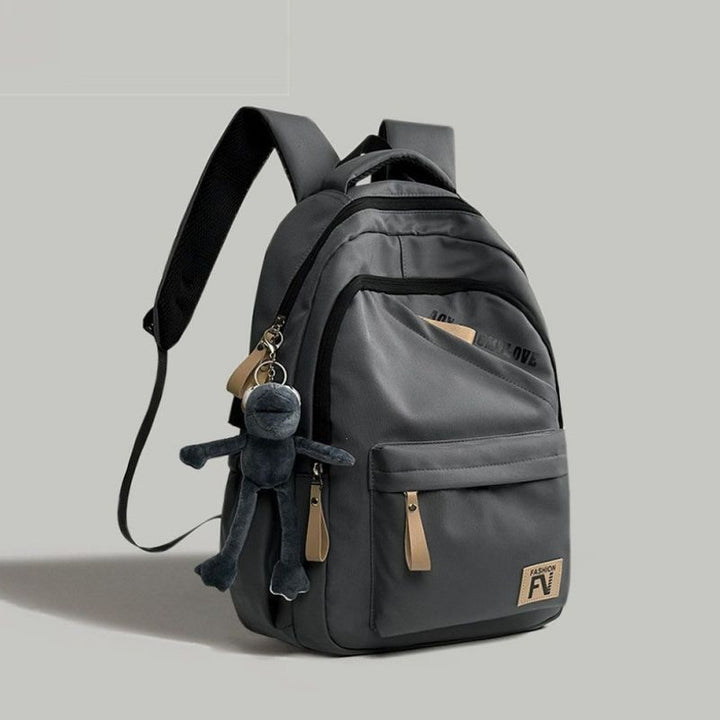 Versatile Urban Backpack with Cute Keychain Stornfield